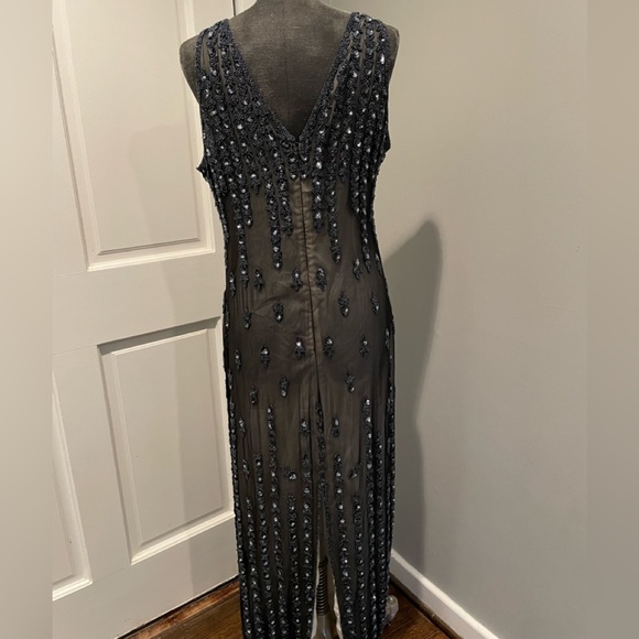 Landmark Vintage Beaded Evening Gown Size Large - Picture 2 of 15